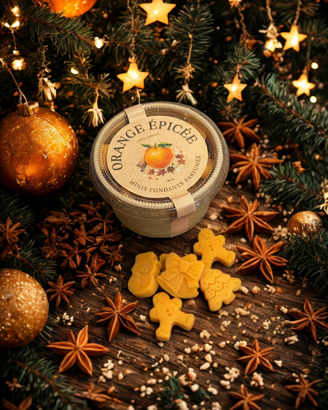 Mini fondants de noël (40g)