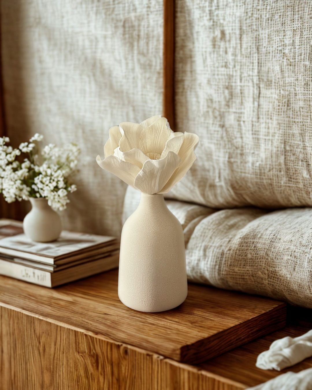 Diffuseur vase crème