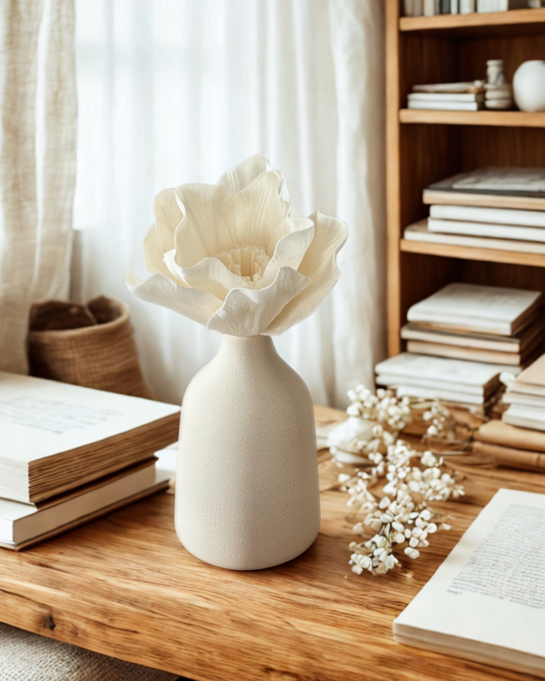 Diffuseur vase crème
