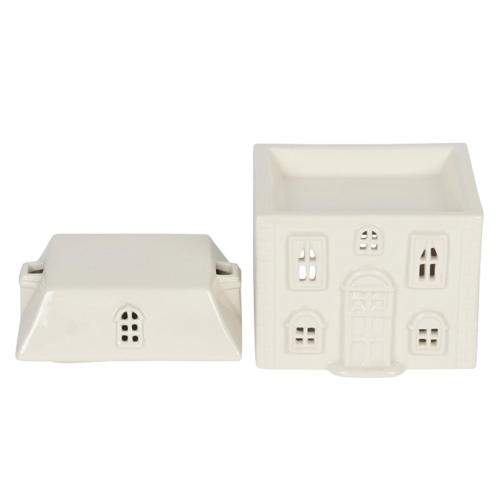 Brûleur maison blanc