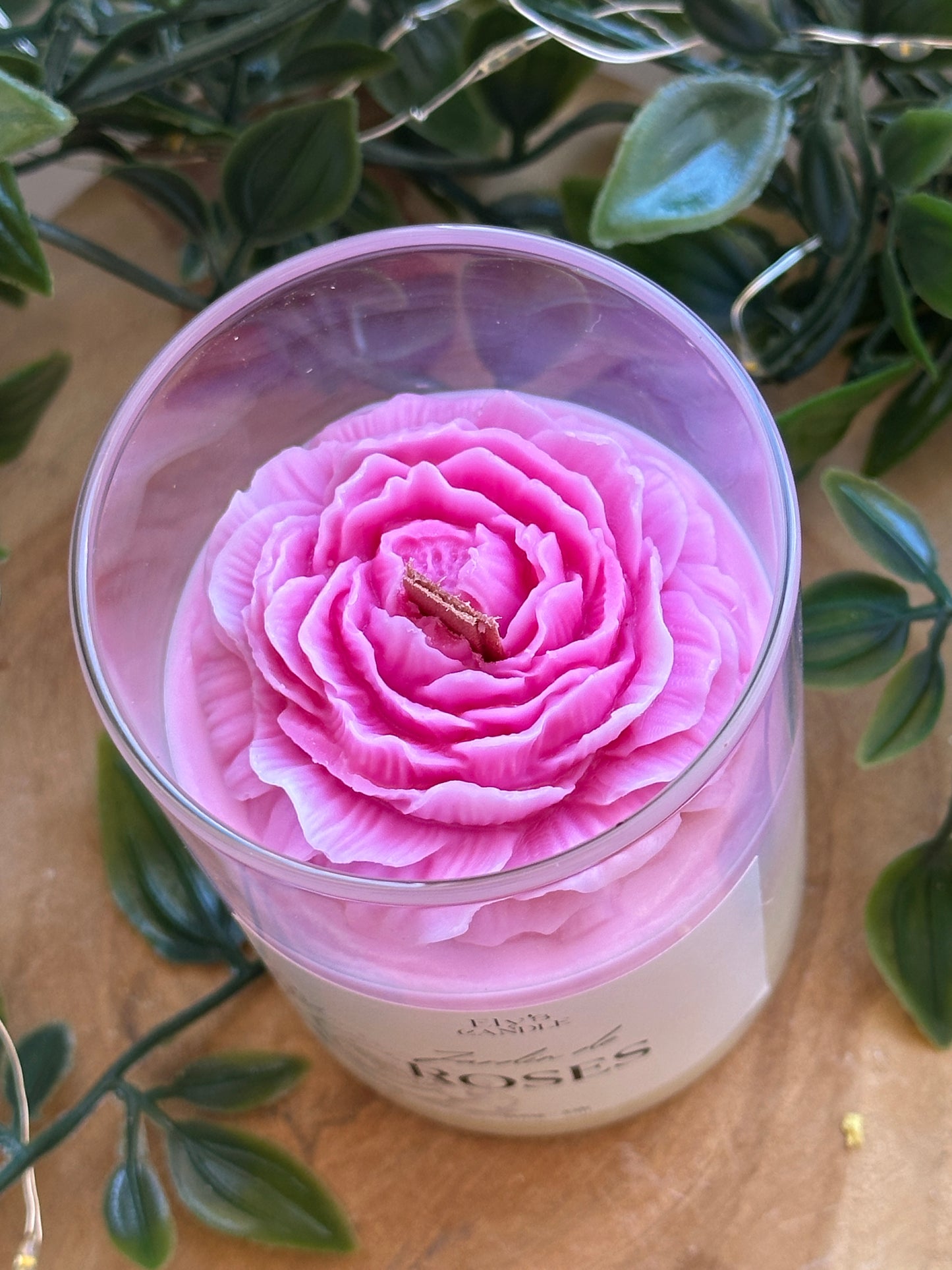 Bougie jardin de roses - L'imparfaite