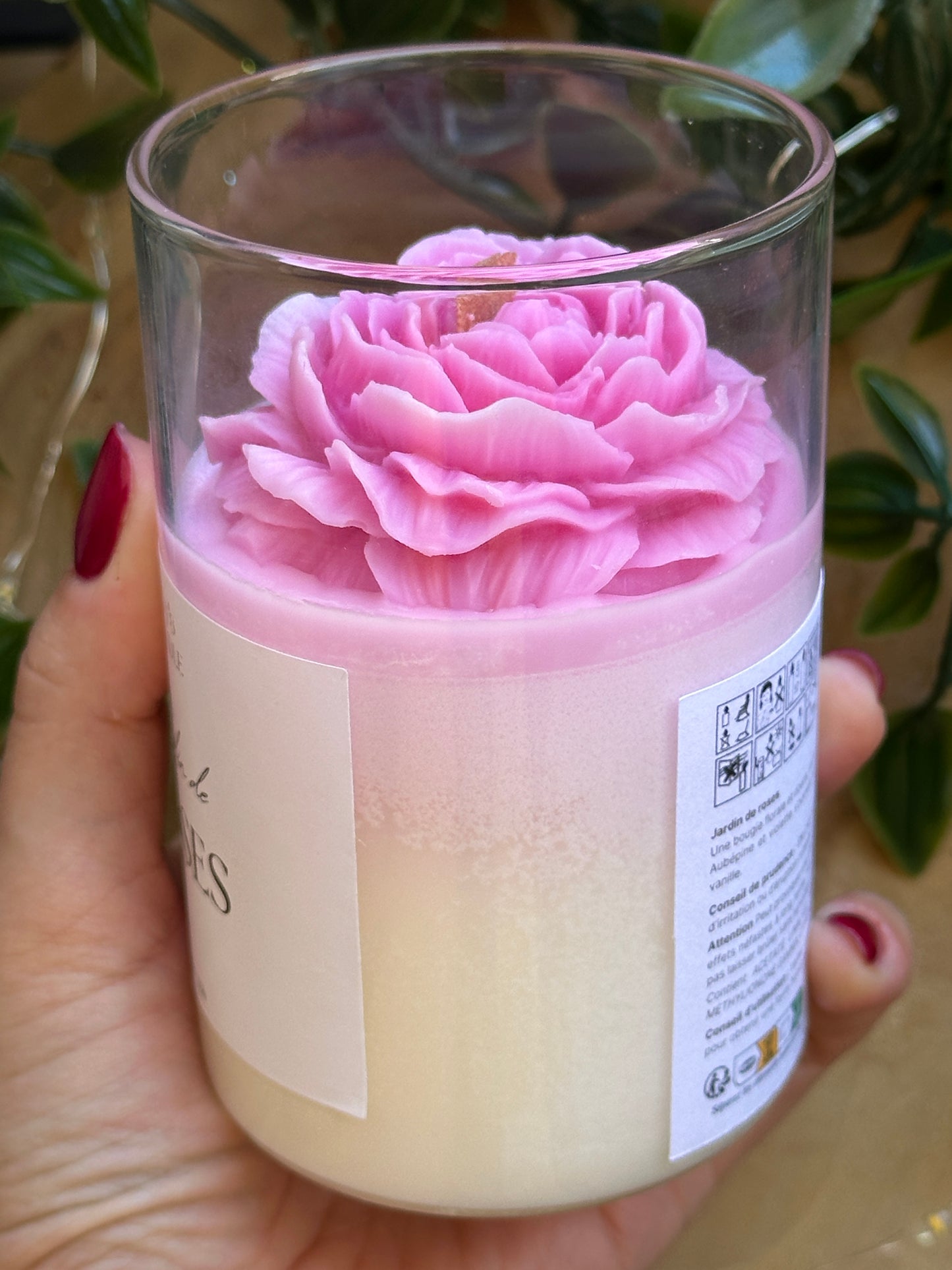 Bougie jardin de roses - L'imparfaite