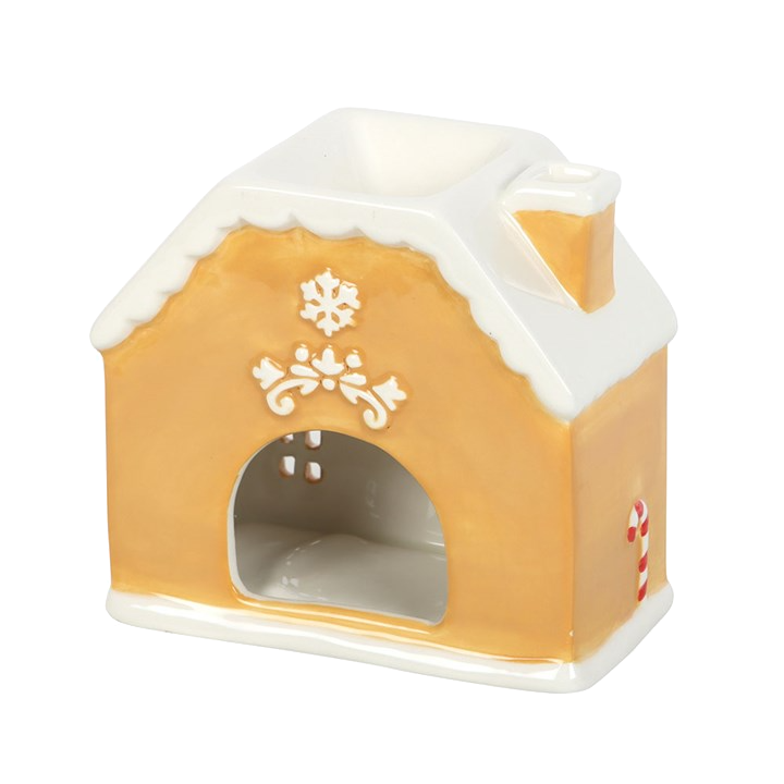 Homemade white gingerbread burner