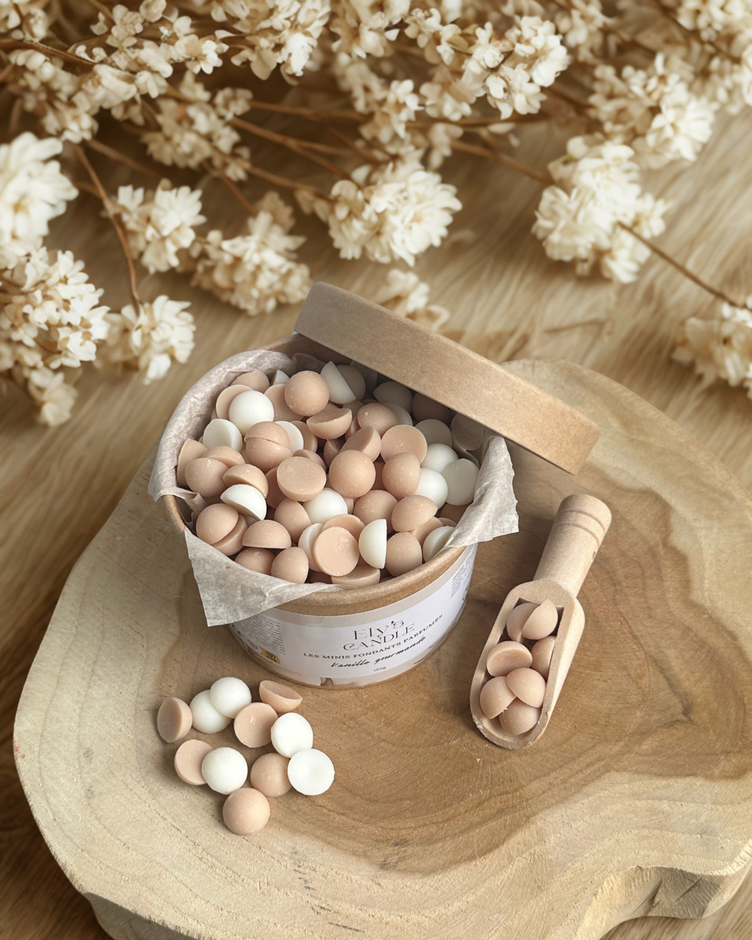 Assortiment de fondants parfumés selon les saisons
