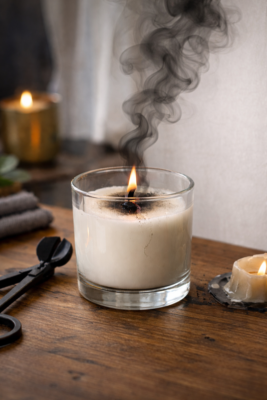 Pourquoi ma bougie fume noir ? 5 raisons courantes