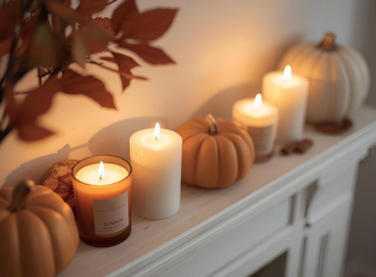Créer une ambiance d’automne cosy avec des bougies parfumées