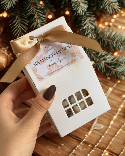 Coffret fondants "ma maison de noël"