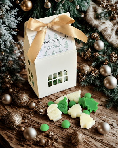 Coffret fondants "ma maison de noël"