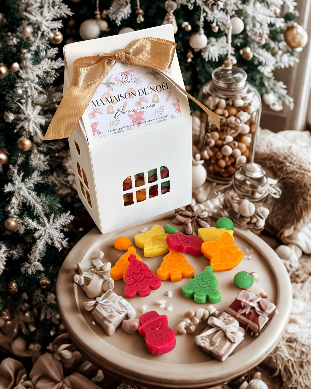 Coffret fondants "ma maison de noël"