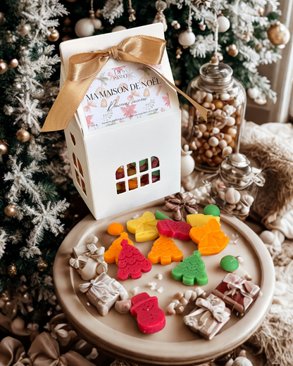Coffret fondants "ma maison de noël"