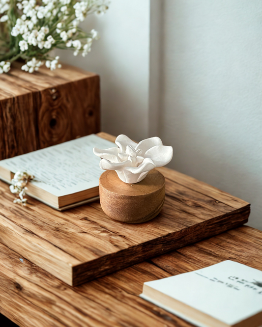 Diffuseur fleur de jasmin blanc