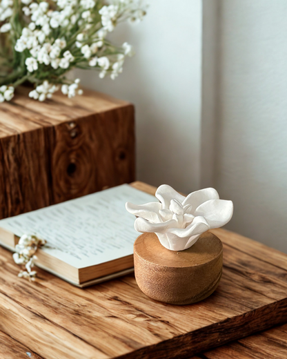 Diffuseur fleur de jasmin blanc
