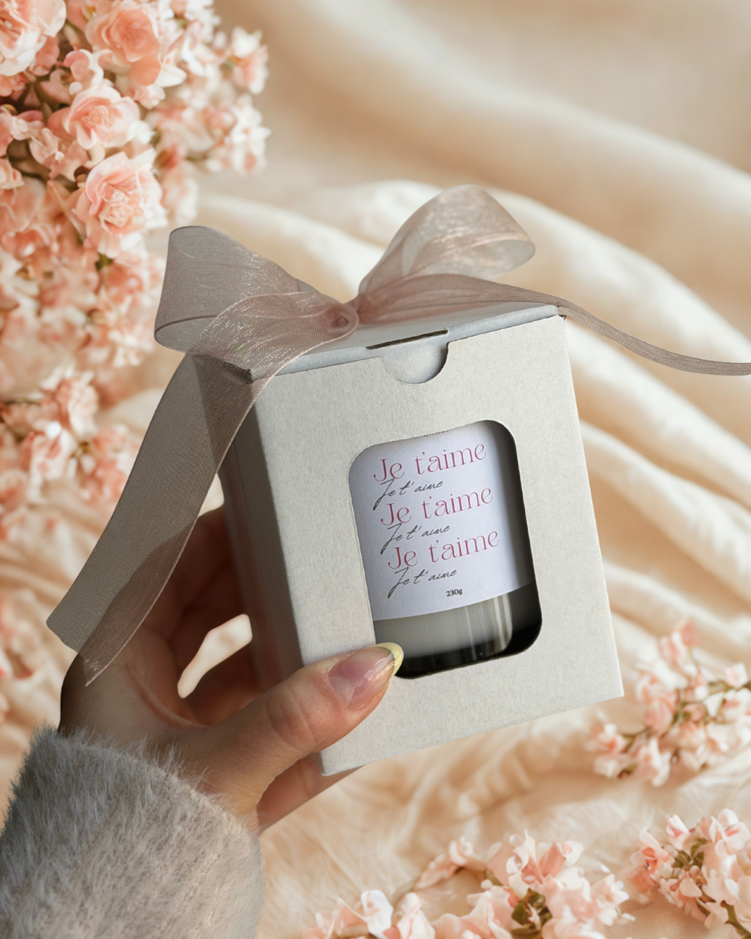Bougie "Je t'aime"