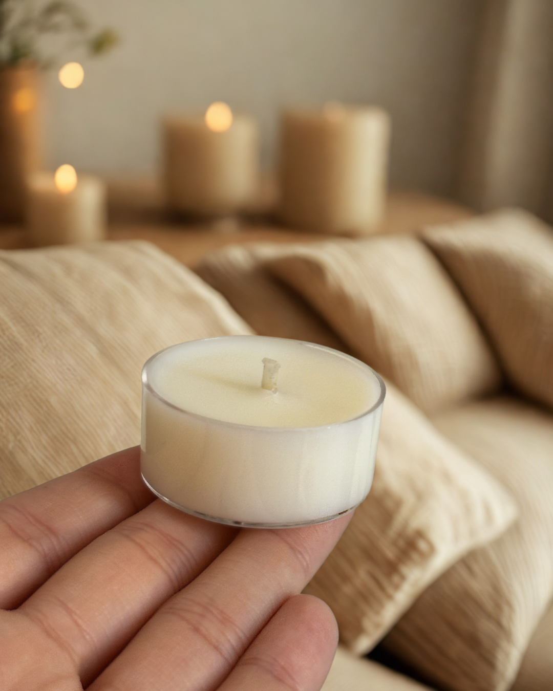 Bougies "chauffe-plat" artisanales