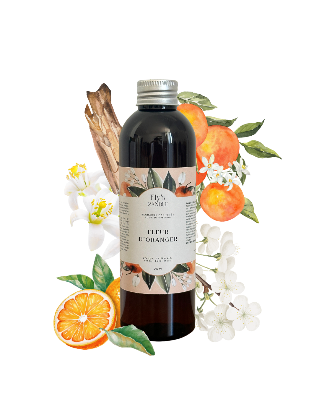 Recharge fleur d'oranger pour diffuseur