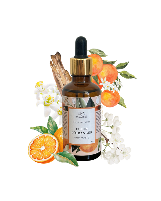 Fiole parfumée - Fleur d'oranger