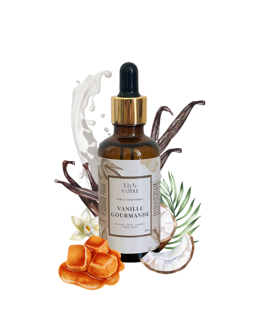 Fiole parfumée - Vanille gourmande