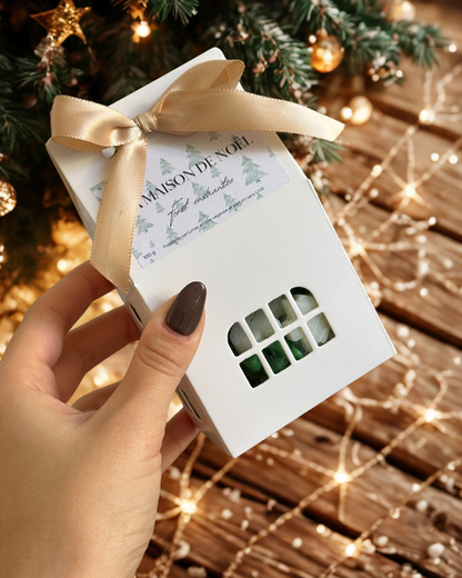 Coffret fondants "ma maison de noël"