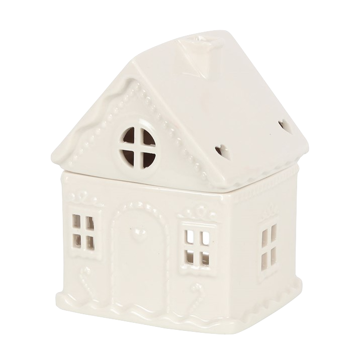 Brûleur maison pain d'épices blanc