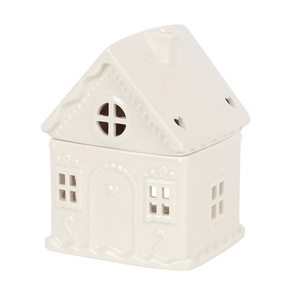 Brûleur maison pain d'épices blanc