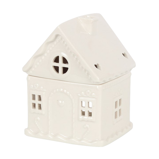 Brûleur maison pain d'épices blanc