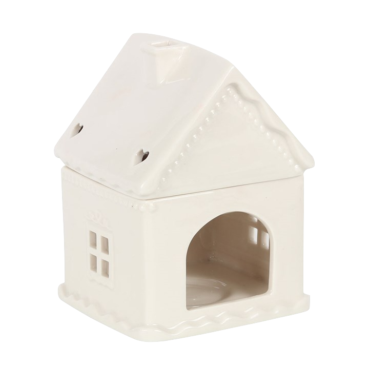 Brûleur maison pain d'épices blanc