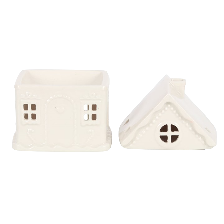 Brûleur maison pain d'épices blanc