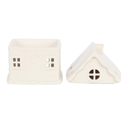Brûleur maison pain d'épices blanc