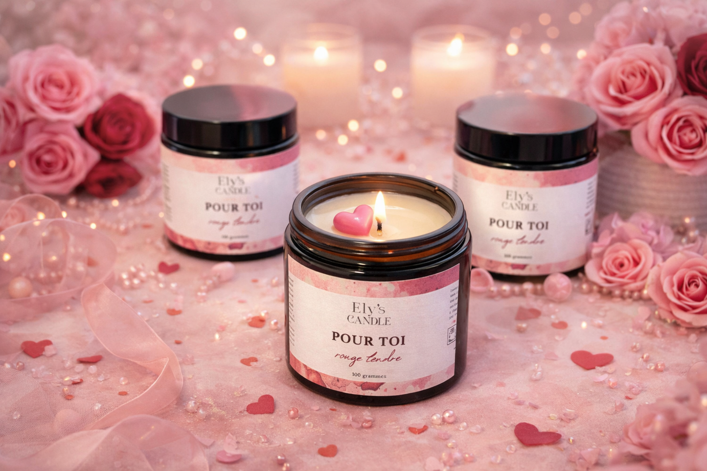 Bougie parfumée "Pour toi"