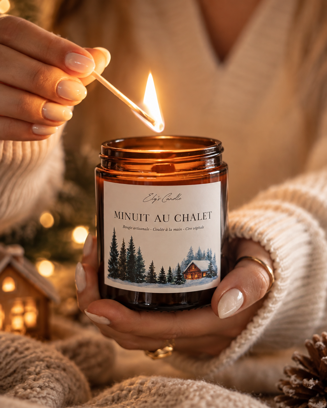 Owl candle - Choice of color