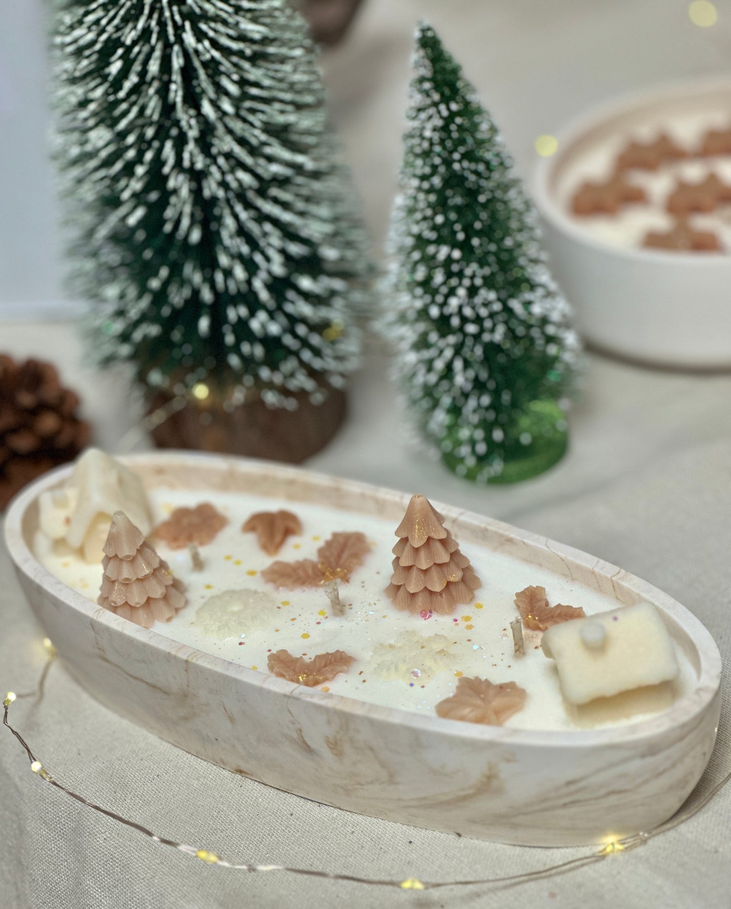 Bougie Jesmonia ovale - Crème brûlée