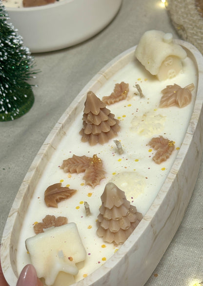 Bougie Jesmonia ovale - Crème brûlée