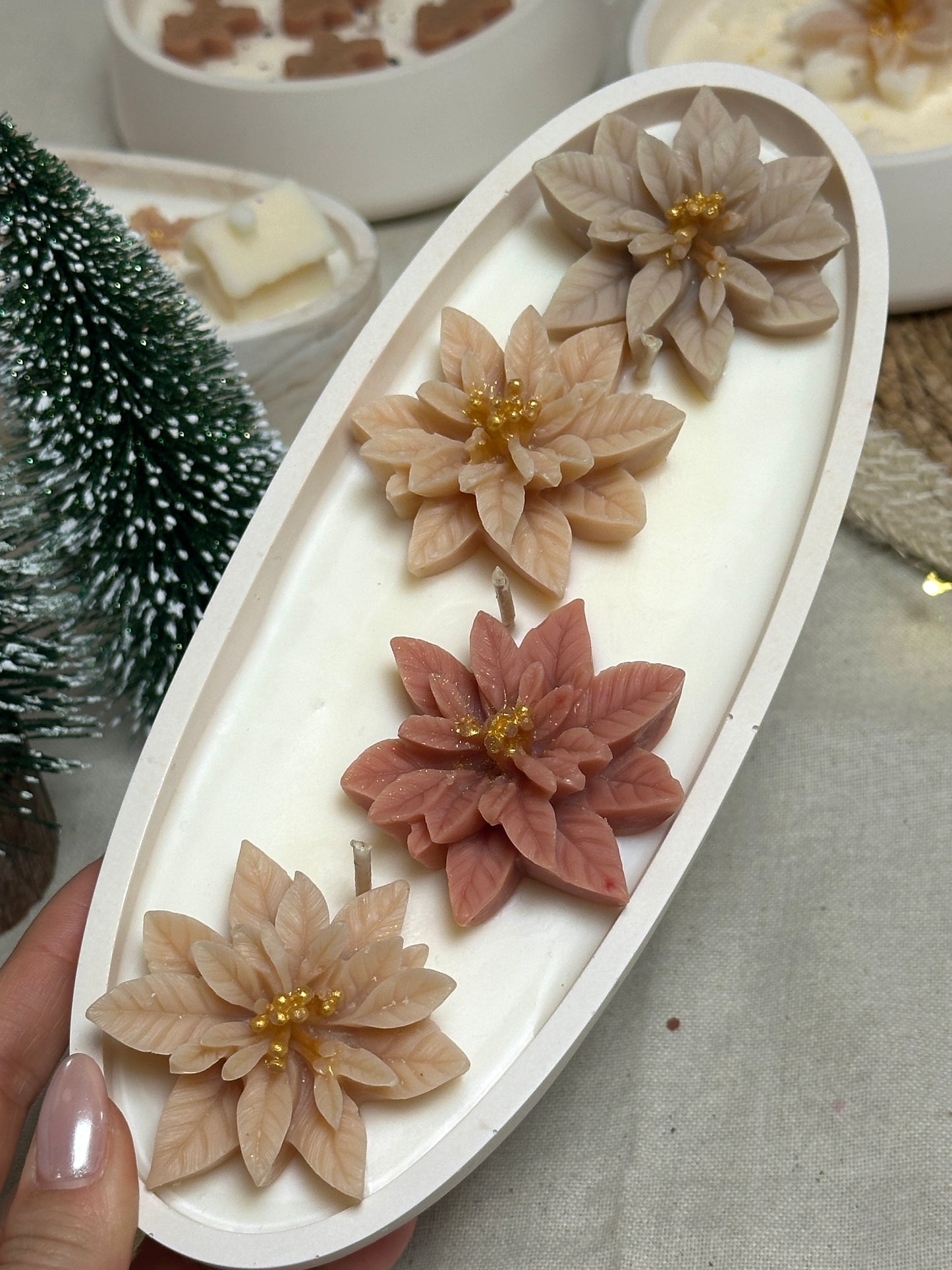 Bougie Jesmonia ovale - Forêt enchantée