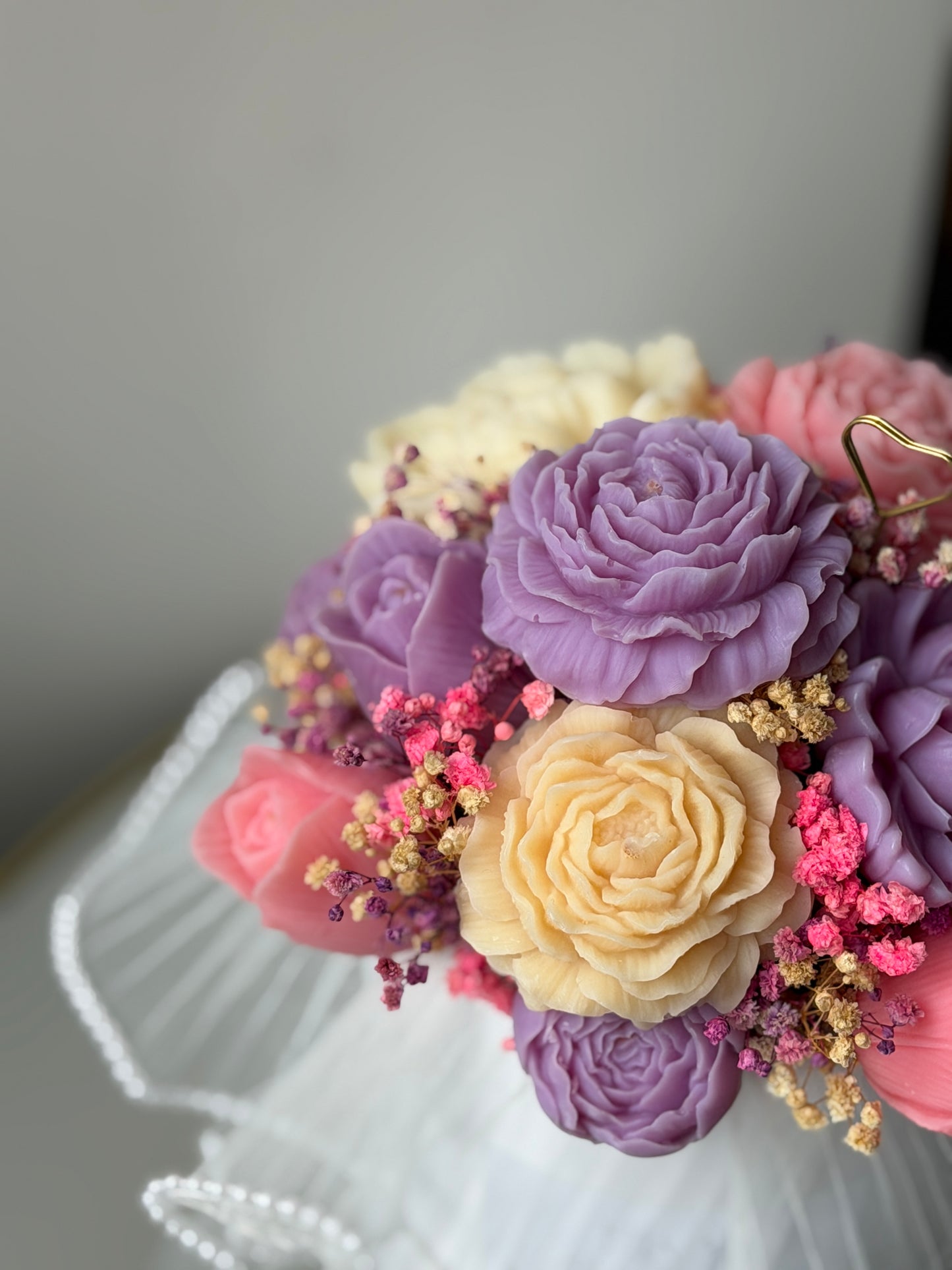 Grand bouquet éternel Daphné