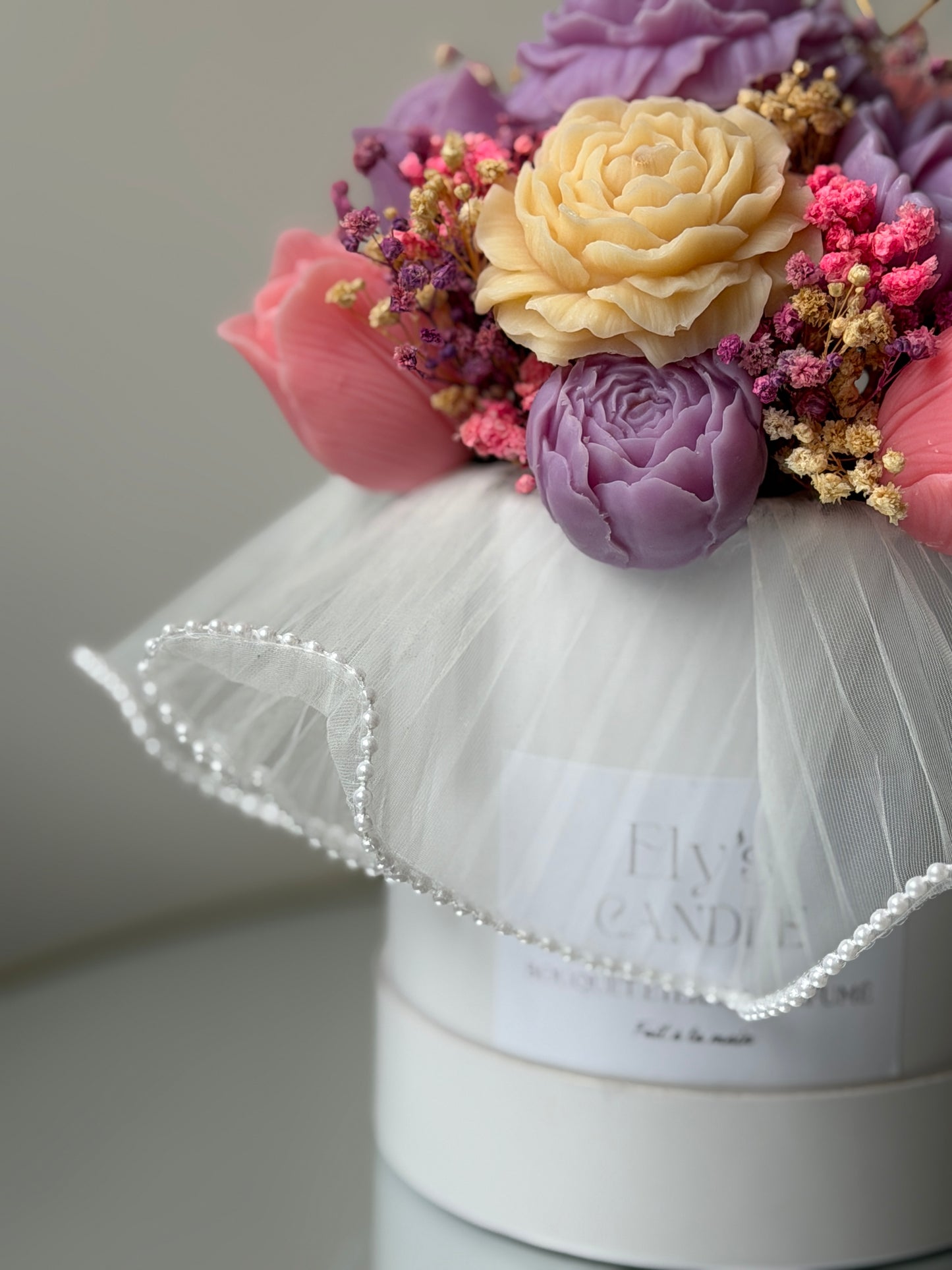 Grand bouquet éternel Daphné