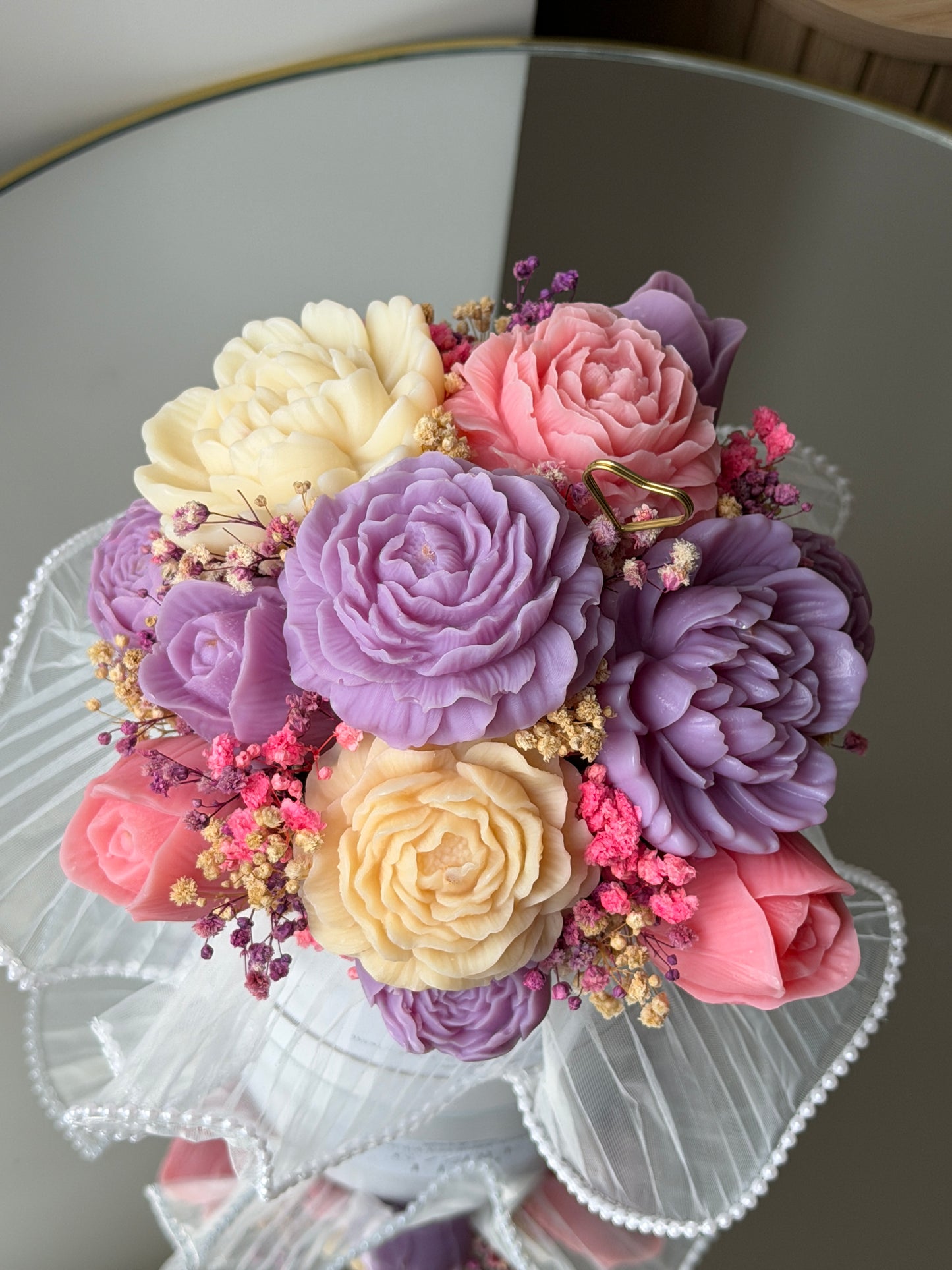 Grand bouquet éternel Daphné