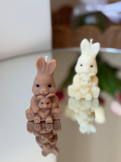 Bougie maman lapin