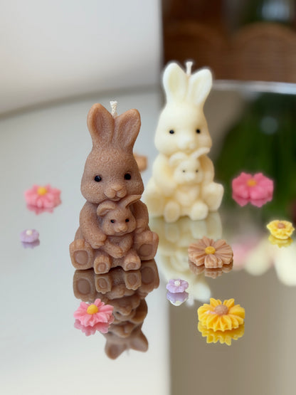 Bougie maman lapin
