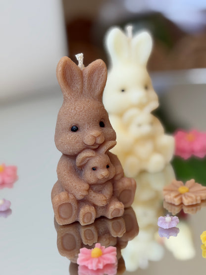 Bougie maman lapin