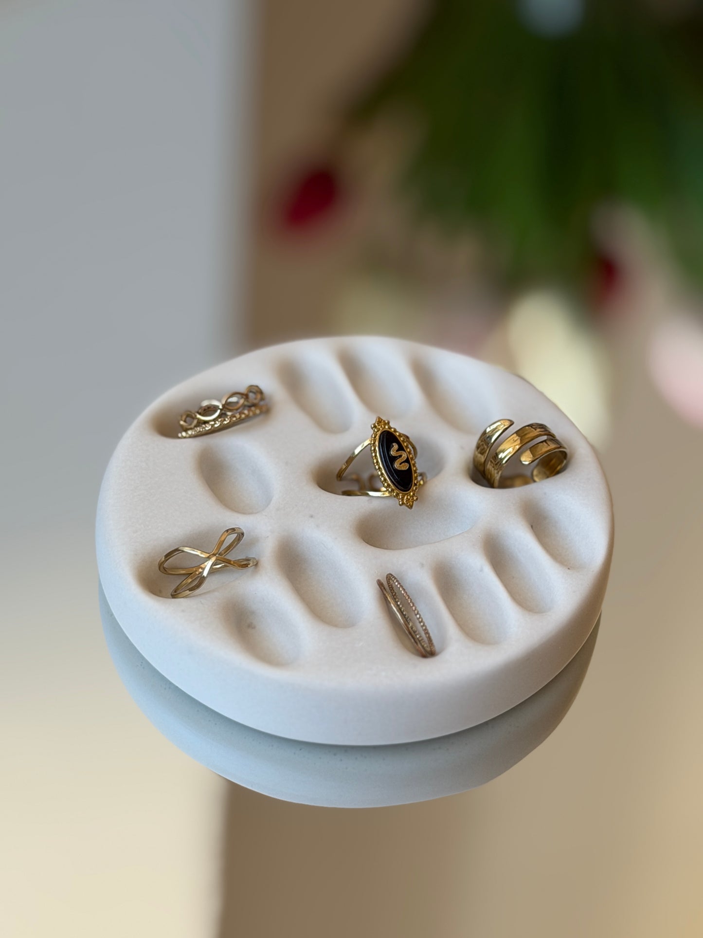 Support bagues fait main