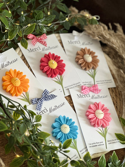 Fleur parfumée - Cadeau maitresse, nounou, ATSEM