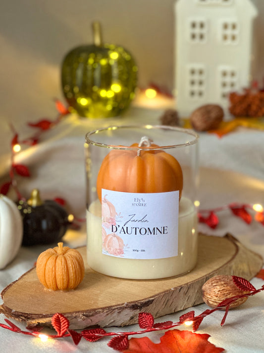 Bougie jardin d'automne