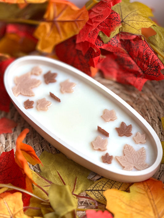 Bougie Jesmonia ovale - Hazelnut crush