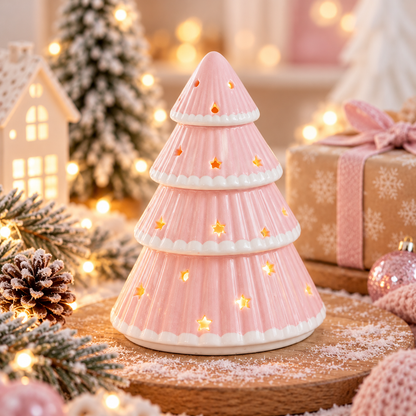 Homemade white gingerbread burner