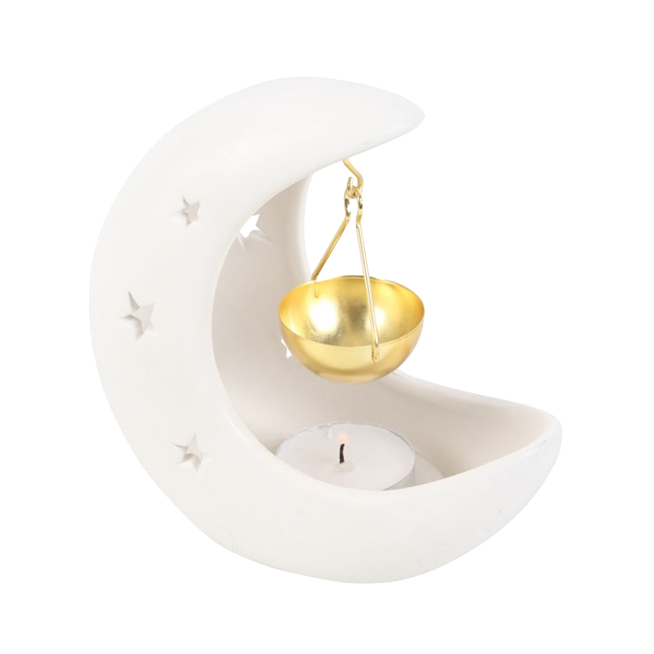 Brûleur lune blanc