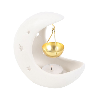 Brûleur lune blanc
