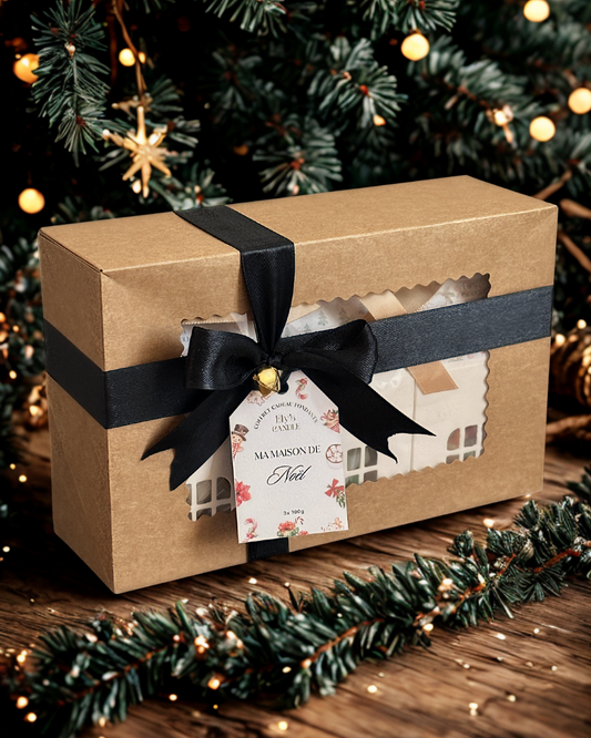 Coffret fondants "ma maison de noël"