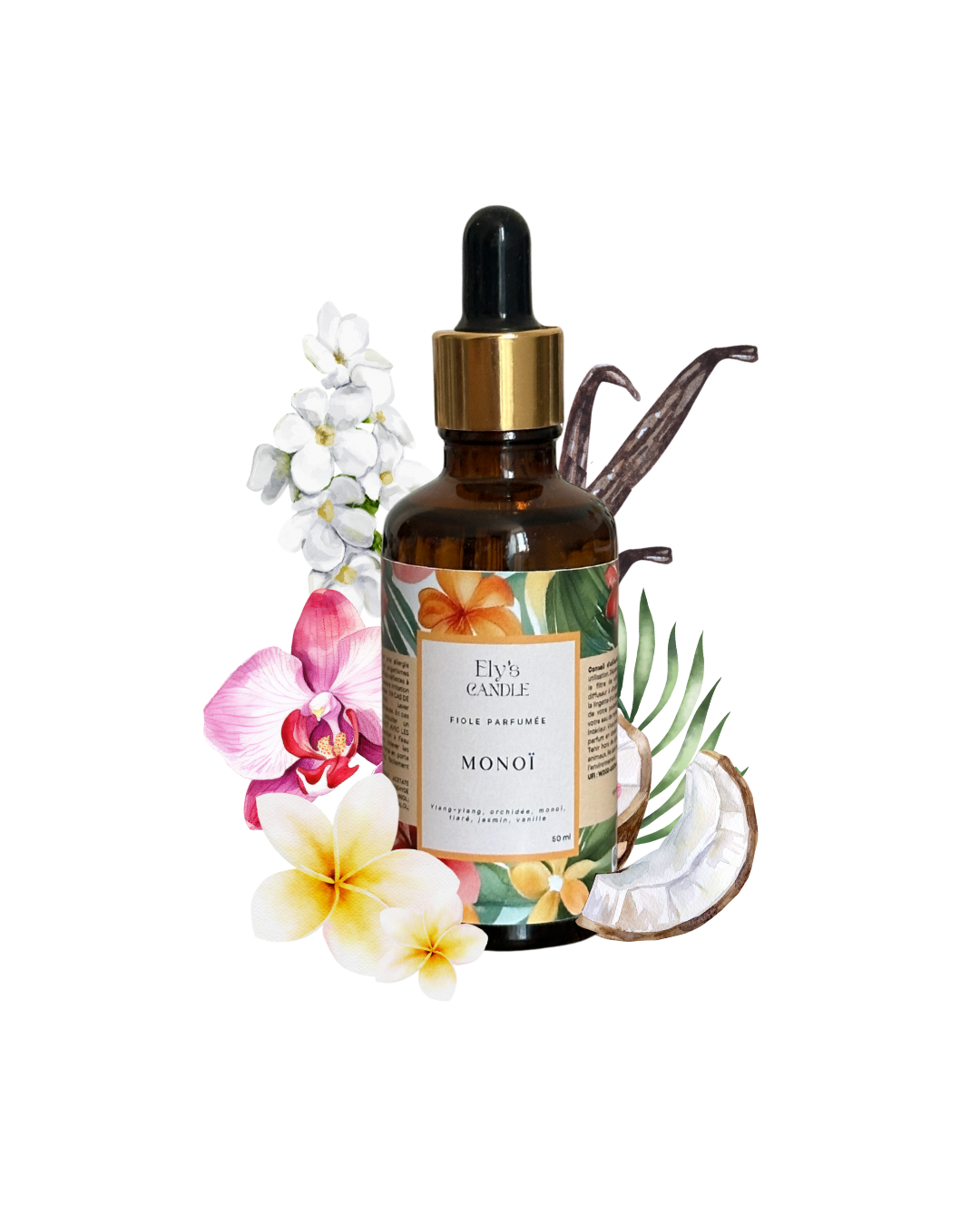 Fiole parfumée - Monoï