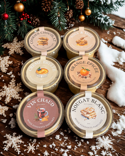 Coffret 6 mini fondants de noël