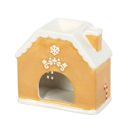 Homemade white gingerbread burner